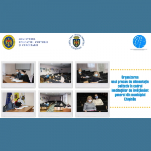 Organizarea unui proces de alimentație calitativ în cadrul instituțiilor de învățământ general din municipiul Chișinău, este principalul subiect discutat astăzi, 18 decembrie 2020, în cadrul unei ședințe de lucru organizată de către Direcția Generală Educație, Tineret și Sport a Consiliului municipal Chișinău