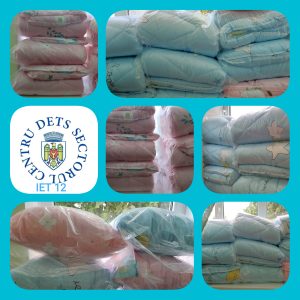 IET nr.12 sec. Centru a fost dotată cu seturi de albituri, perne și cuverturi