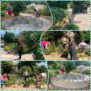 Salubrizarea teritoriei și pregătirea pentru călirea copiilor