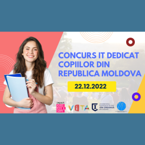 Concurs IT dedicat copiilor din Republica Moldova