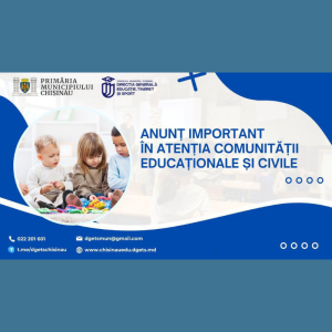 9 februarie 2026: proces educațional cu prezență fizică în municipiul Chișinău